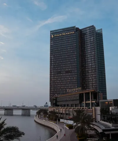 Towers on the Al Maryah Island waterfront